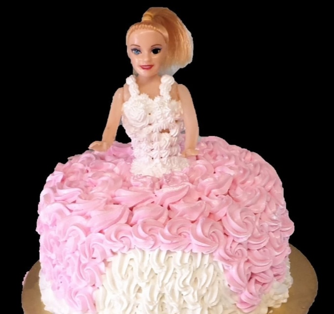 Cake Decorating: Barbie® Doll Cake – Antsy Nancy