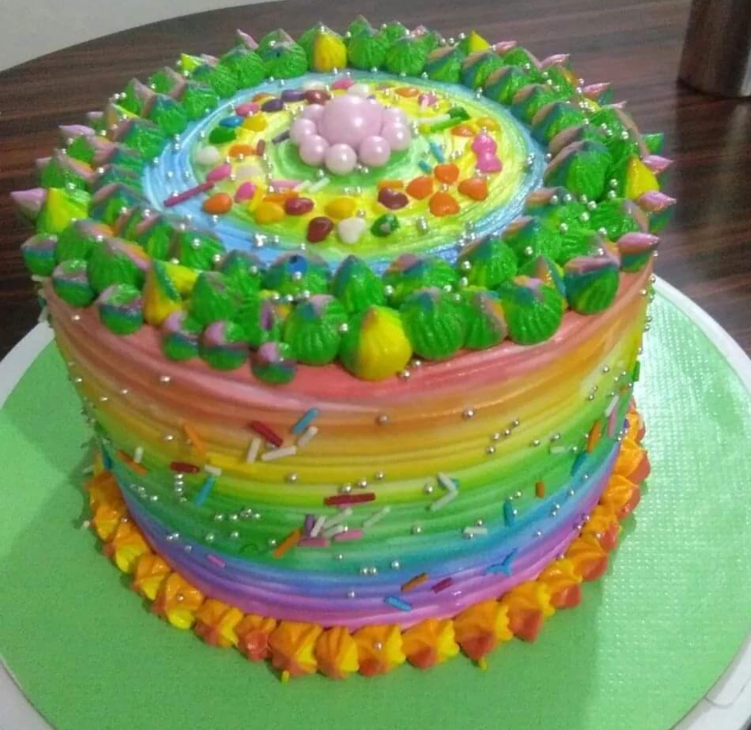 Unicorn Rainbow Cake - 3 | Best Customized Birthday Cake for Kids |  Caketalk.ae