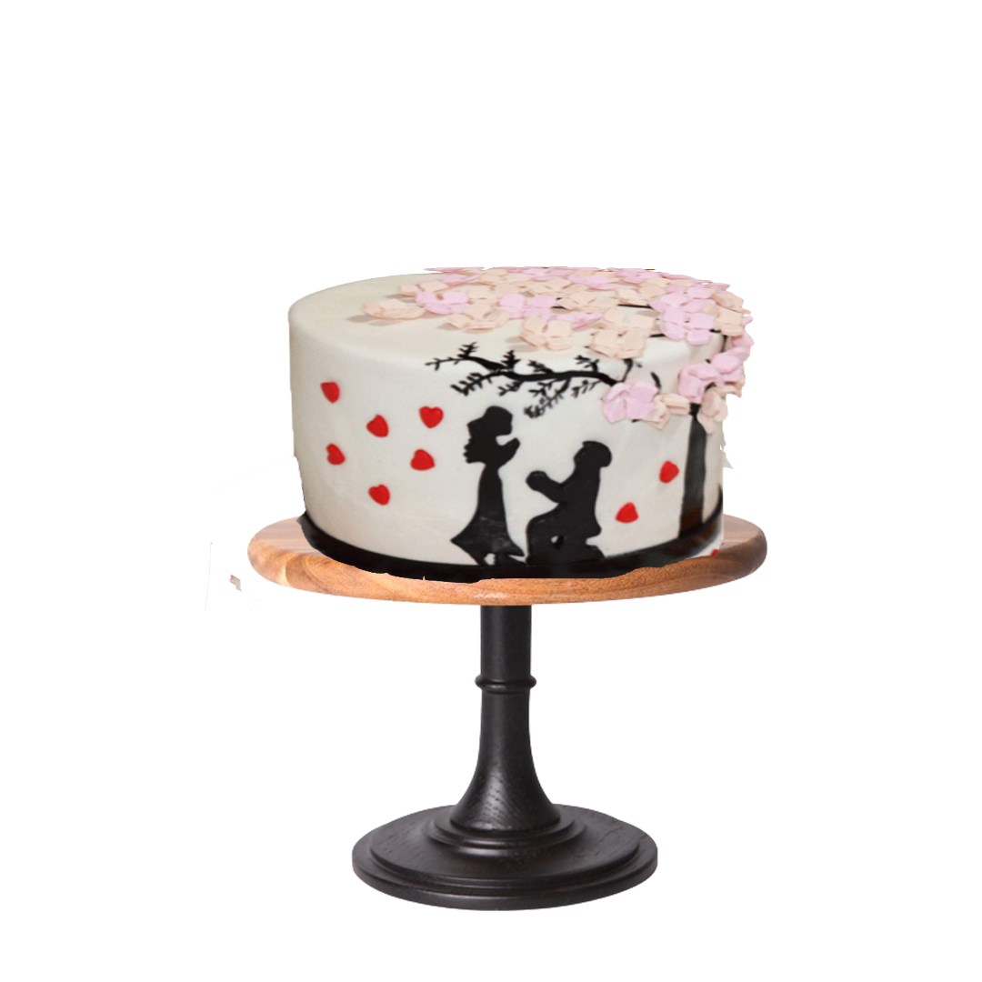 Half Anniversary Couple Cake | Order Online at Bakers' Fun